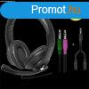 Advance Fejhallgat - HEADPHONICS PRO (3,5mm Jack, fekete)
