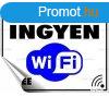 Informcis matrica, 11,6x16,6 cm, "Ingyen Wifi"