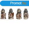 Dekoratv Figura Home ESPRIT Fehr Szrke 5 x 4 x 10 cm (4 e