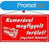 Informcis tbla, 22,5x12,5 cm, "Kamerval megfigyelt 