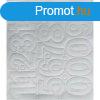 ntapads matrica, 5 cm-es, szmlap, fehr