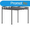 Pergola 3x2 m ? llthat tetvel, szrke, fm kerti pavilon