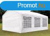 Premium rendezvnystor parti stor 4x6 m, ponyva PE 350 feh