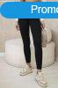 Bordzott anyagbl kszlt magas derek leggings, 69847 feke