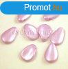 Prselt virgszirom gyngy - 11x16mm - Pastel Light Rose