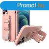 Ktl tok Gel TPU lgzskok tok With Lanyard iPhone 12 Pro P