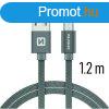 Adatkbel Swissten textilMicro-USB konnektorral s gyorstlt