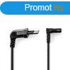 Nedis IEC-320-C1 Angled Power Cable 2m Black
