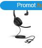 Jabra Evolve2 50 USB-C/A UC Mono Headset Black