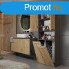 Riano MIX 2K DK frdszoba szekrny, 60x174x30 cm, antracit-