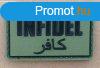 WARAGOD Tactical felvarr Infidel, olive, 5 x 3cm