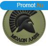 WARAGOD FELVARR Round Molon Labe PVC Patch OD Green and Bla