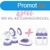 Lansinoh 2 az 1-ben elektromos dupla mellszv + 2db 160ml c