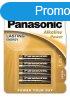 Elem, AAA mikro, 4 db, PANASONIC "Alkaline power"