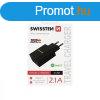 Tlt Swissten Smart IC 2.1A 2 USB konektorral, fekete