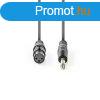 Nedis COTH15120GY15 flprofi audio kbel, 6,35mm mono jack d