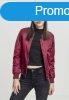 Urban Classics Ladies Basic Bomber Jacket burgundy