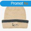 Tli sapka karl kani Signature Fluffy Beanie sand/black