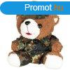 MFH Teddy mack egyenruhban, BW terepszn, kb. 28 cm