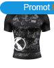 Katsudo pl Rash Guard rvid ujj, digitlis fekete s feh