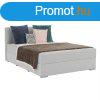 KONDELA Boxspring tpus gy 120x200, vilgosszrke, FERATA 