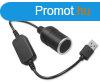talakt adapter kbel szivargyjt aljzathoz, USB-port 12V