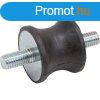 Rezgscsillapt gumibak Longlife AT tpus M8 - 40 x 48 mm