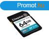 KINGSTON Memriakrtya SDXC 64GB Canvas Go Plus Gen4 200R C1