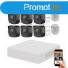 Hikvision 8 megapixeles 6 kamers kamerarendszer 30 mter l