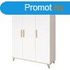 Faktum szekrny Flip White and Oak 3 oszts