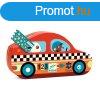 Formadobozos puzzle - Versenyaut, 16 db-os - The racing car