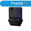 Rampage KB-R24 X-Mini egykezes gamer billentyzet RGB LED
