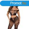 LEG AVENUE ? fekete hls leggings s crop top vllra szabad