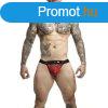 MOB - sportos jockstrap, rzki kivitelben, piros