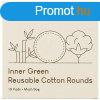 PURITO Bambusz-pamut korongok Inner Green (Reusable Cotton R