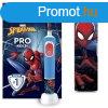 Oral B Elektromos fogkefe utaztokkal Vitality Pro Kids Spid