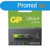 GP ULTRA PLUS LR03 ALKALI ELEM AAA, 4DB BLISZTER, B03114