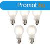 5 db-os kszlet E27 LED izz fagyasztott veg A60 2W 180lm 2
