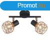 Modern spotlmpa fekete rzzel 2-lmps - Mesh