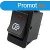 Kapcsol billen, kdlmpa piros LED-es  TS149