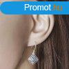 925 ezst flbeval, rombusz fekete fnymzzal s ornamentum