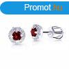 Cutie Jewellery Gyengd fehrarany flbeval piros cirknium