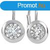 Brilio Silver Bjos ezst flbeval kristllyal 436 001 0053