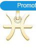 Rosefield Aranyozott medl Halak The Pendant PE-Gold-Pisces-