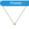 Trussardi Elegns aranyozott nyaklnc cirknium kvel T-Desi