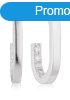 Sif Jakobs Bjos ezst flbeval Capizzi SJ-E42210-CZ 2,7 cm