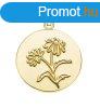 Rosefield Bjos aranyozott medl PE-Gold-Daisy Flower Coin