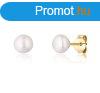JwL Luxury Pearls Srga aranyozott flbeval valdi folyami 
