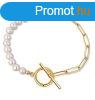 JwL Luxury Pearls Trendi aranyozott karkt valdi folyami g