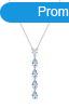 Brosway Ezst nyaklnc cirknium kvekkel Cloud Light Blue F